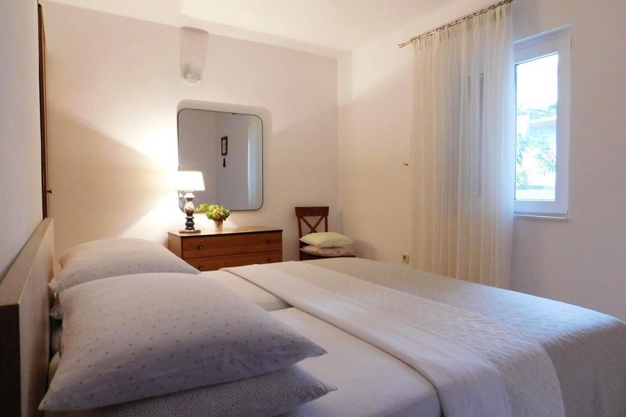 Bedroom with double bed and window