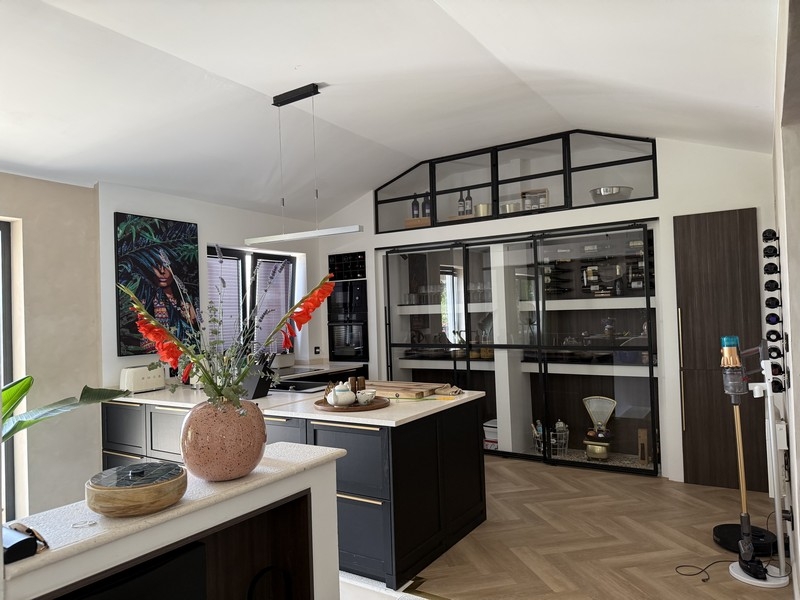 Modern furnishings in the interior of the property.