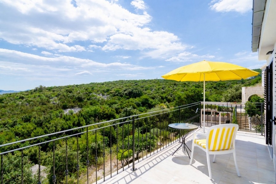 Balcony with a view of the greenery and surroundings