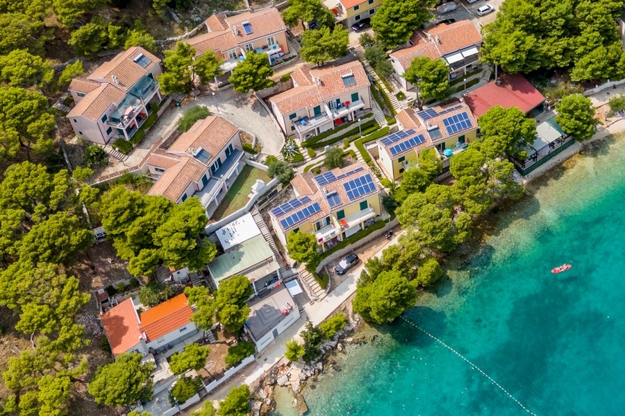 Bird's eye view of offer H3877 in Rogoznica, Croatia.