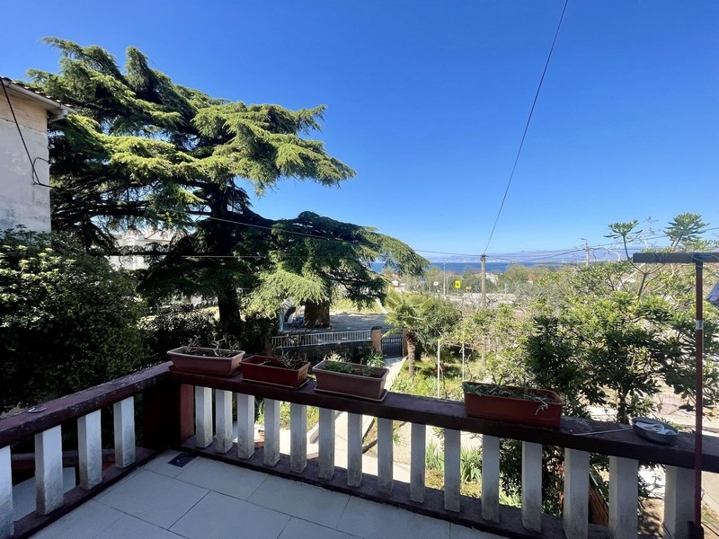 Sea view of the house H3891, which is sold on Krk.