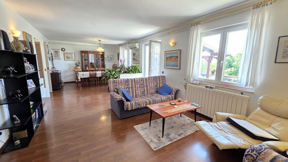 Living room with furniture.