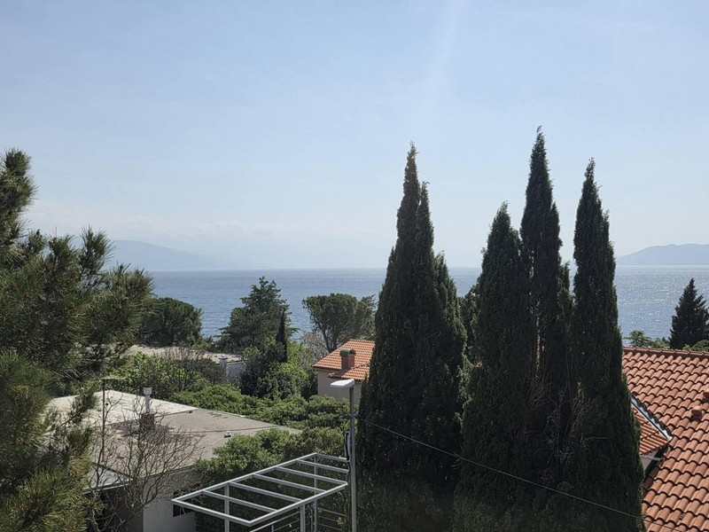 Sea view over the coast of Novi Vinodolski