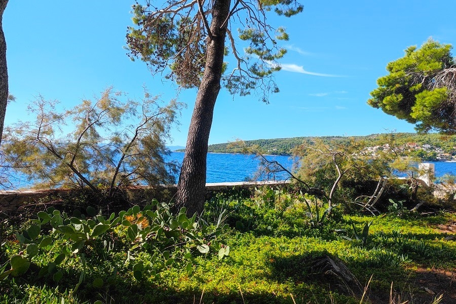 Plot right by the sea with Mediterranean vegetation and views