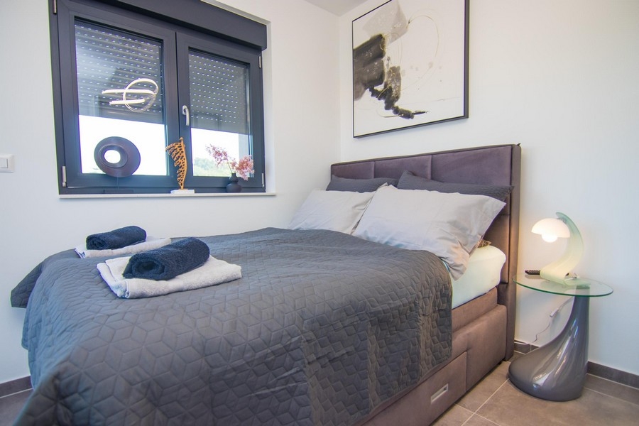 Modern villa bedroom