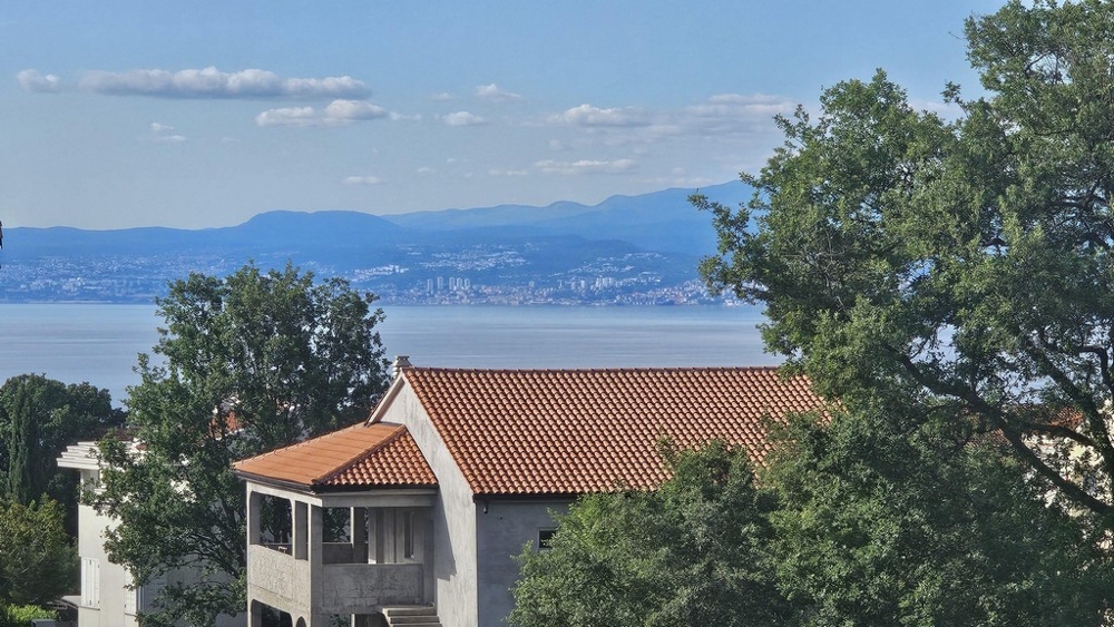 Sea view from the property on the island of Krk