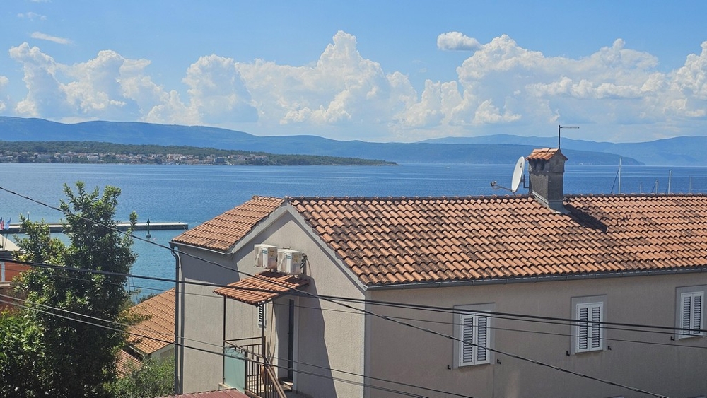 Sea view from a house in Kvarner Bay