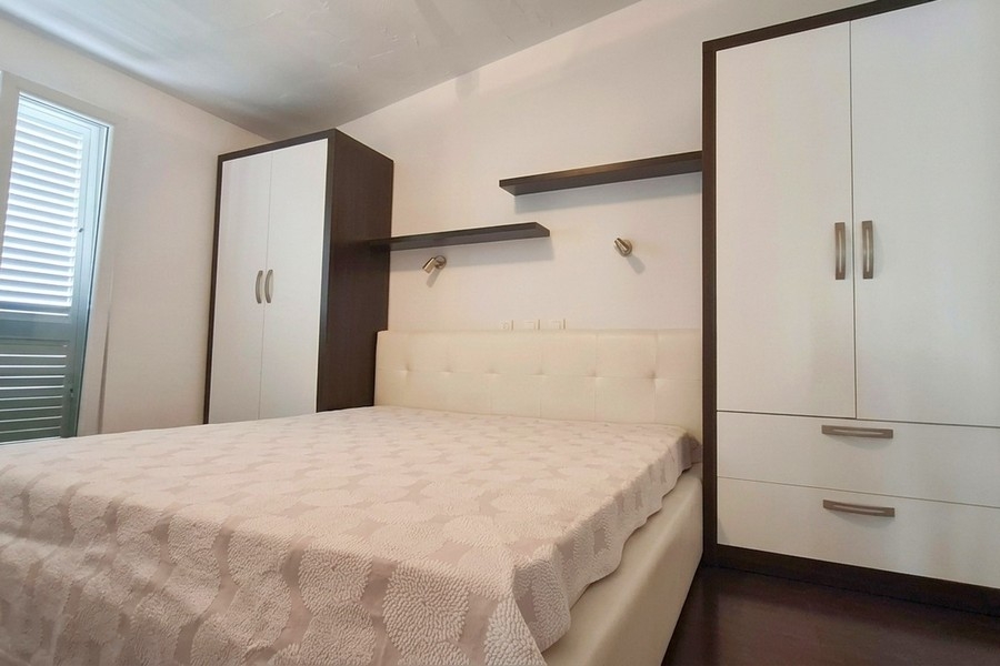 Bedroom with modern furniture
