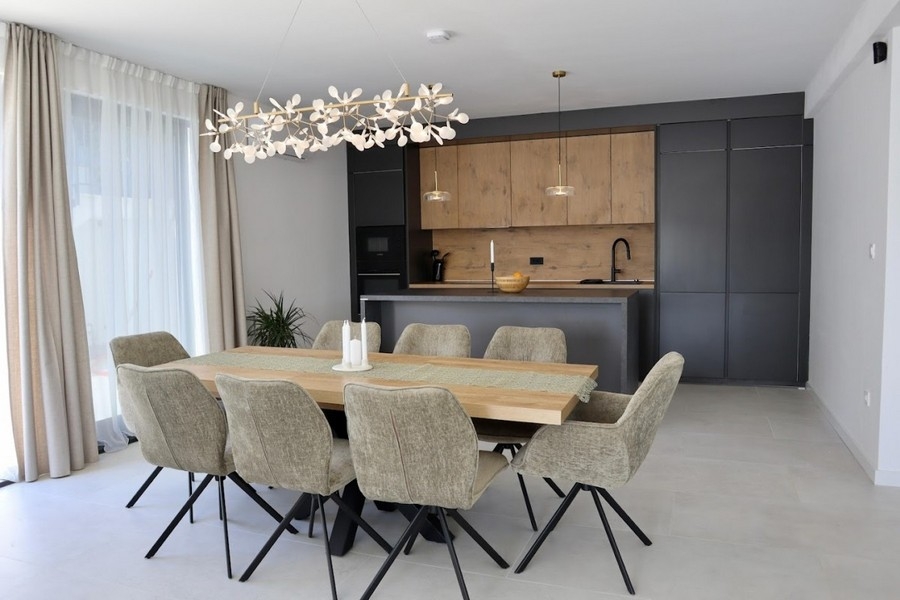 Modern kitchen with high-quality equipment