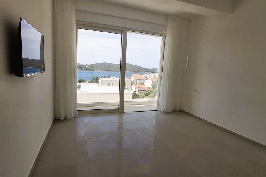 Bright room with sea views
