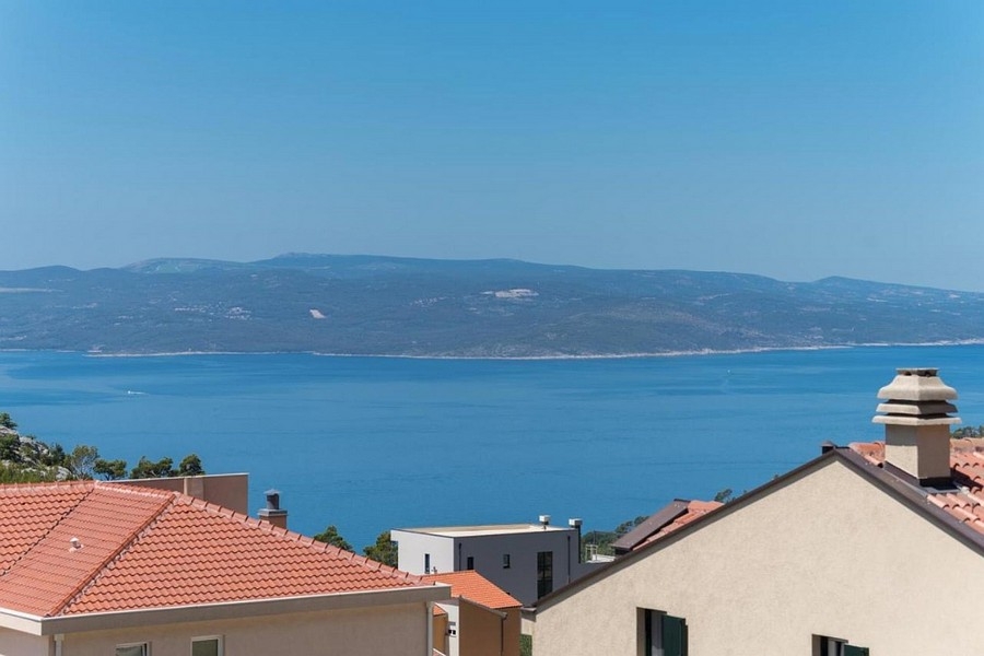 Sea view of the Croatian coast