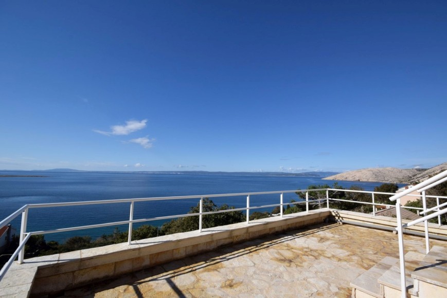 Wonderful beautiful view of the sea - Krk island, Croatia.