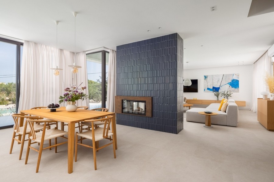Covered summer kitchen with barbecue area