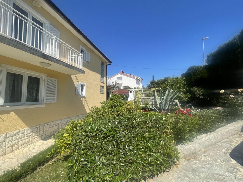 Side view of house with garden in Croatia