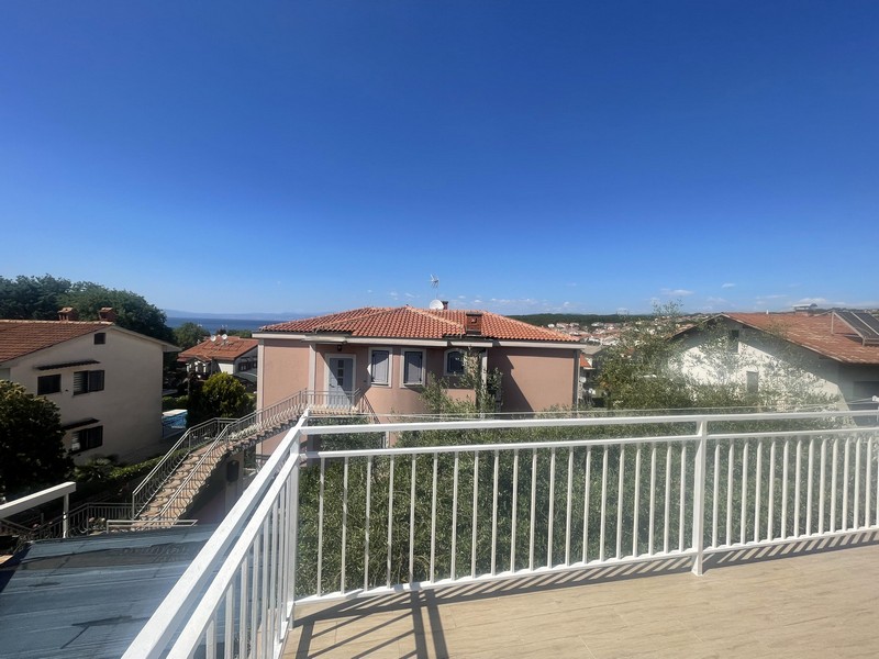 View from the terrace over Malinska