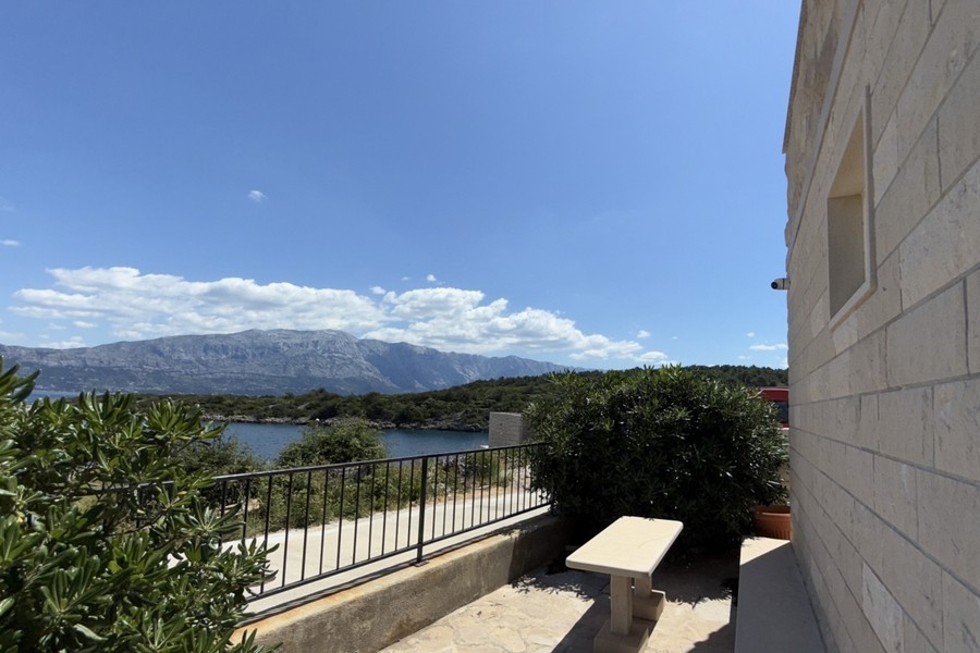 Sea views of the bay from the property