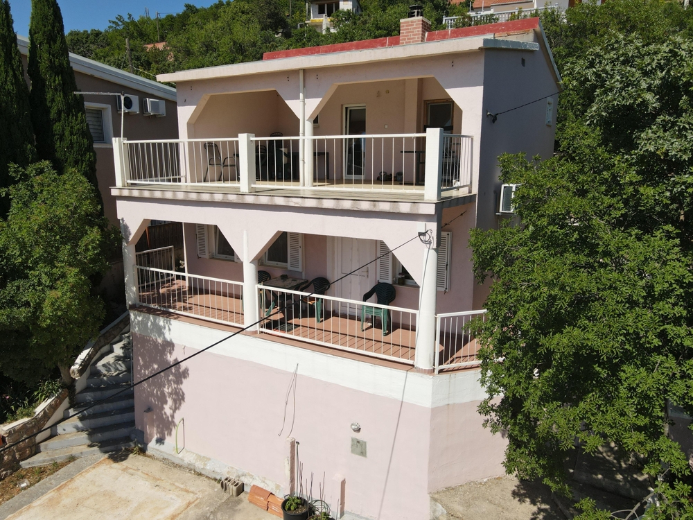 Exterior view of detached house in Croatia