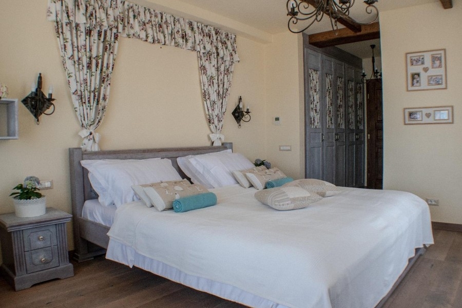 Bedroom with double bed and window