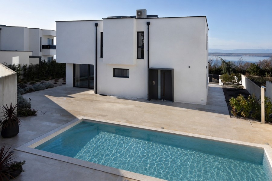 Villa with pool and sea views in Croatia