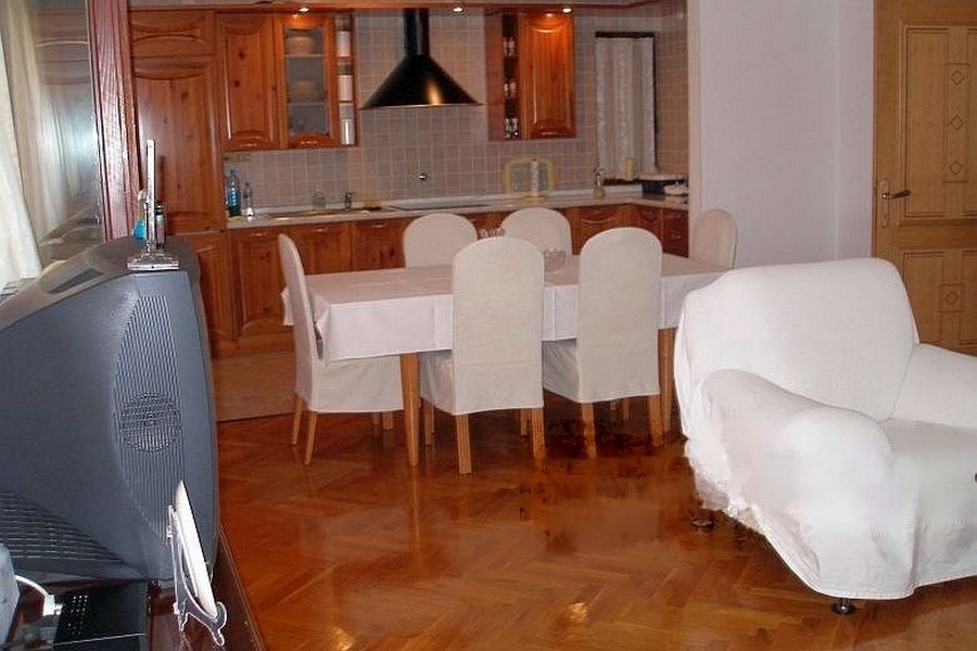 Living area with kitchen