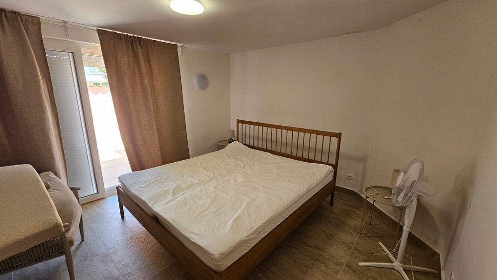 Bedroom with double bed and window