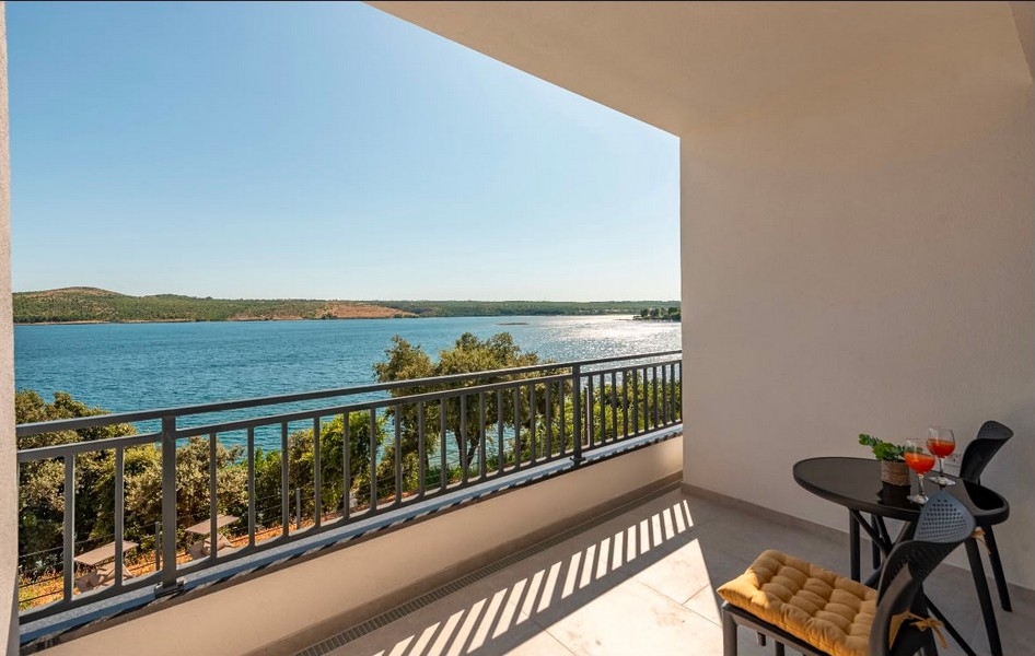 Terrace overlooking the sea
