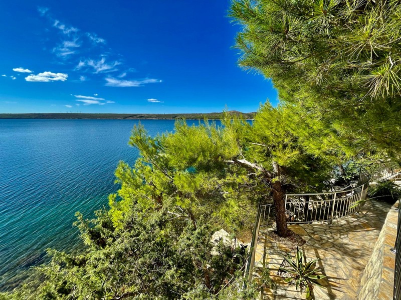 Sea view from the property in Croatia