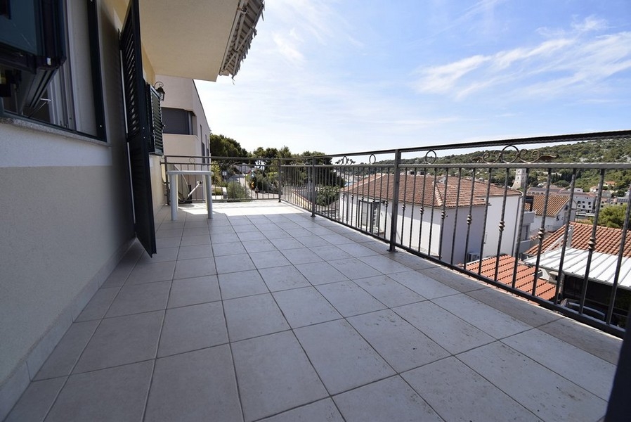 Large terrace with sea views
