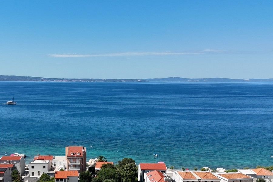 Sea view of the coast near Podstrana