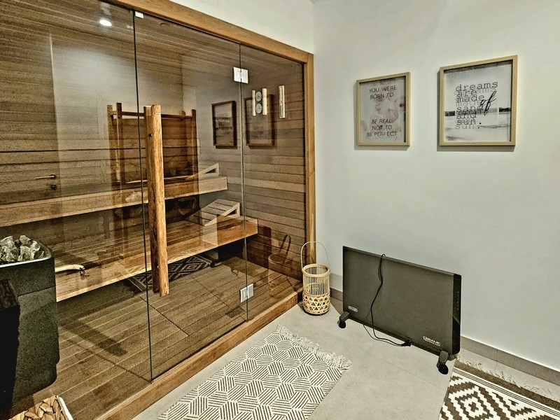Sauna in the basement