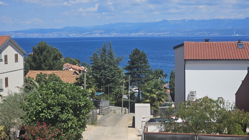 Sea view from the property on Krk