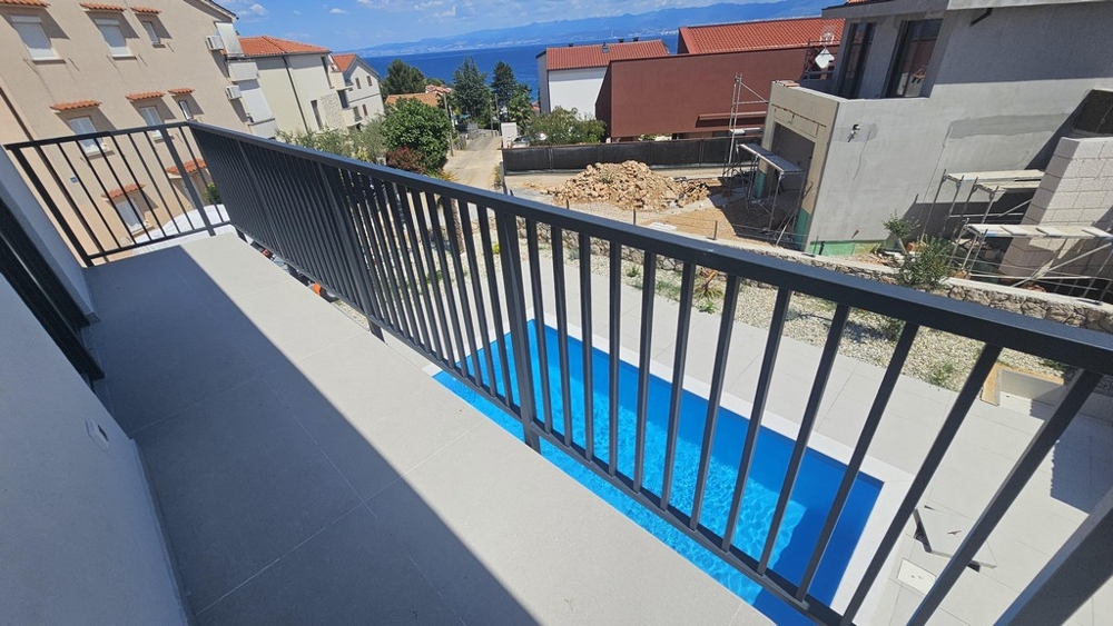Balcony overlooking the pool
