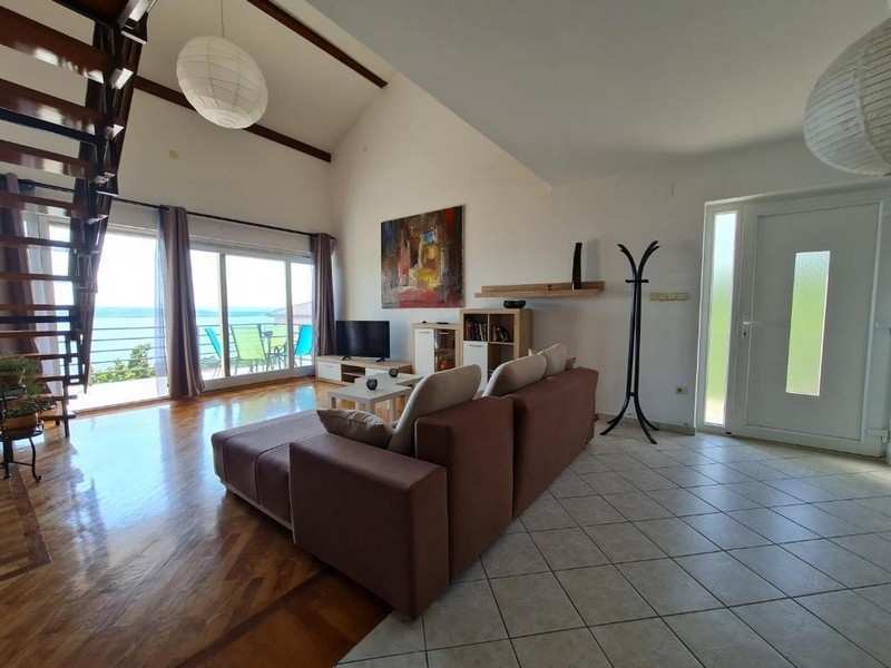 Living area in one of the apartments in Crikvenica