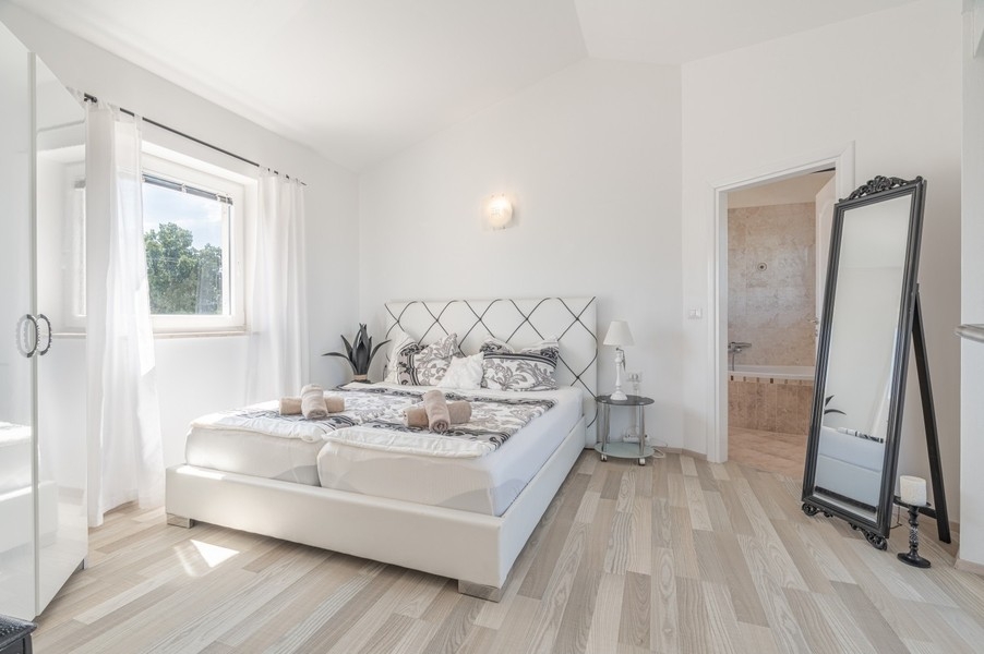 Another bedroom in the villa near Porec in Istria