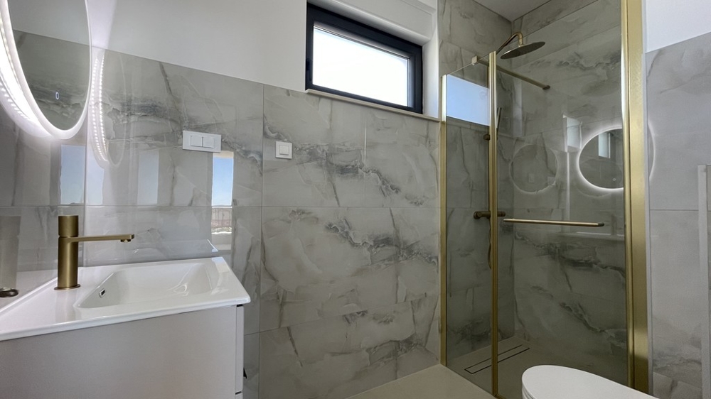 Bathroom with shower and vanity in Vodice