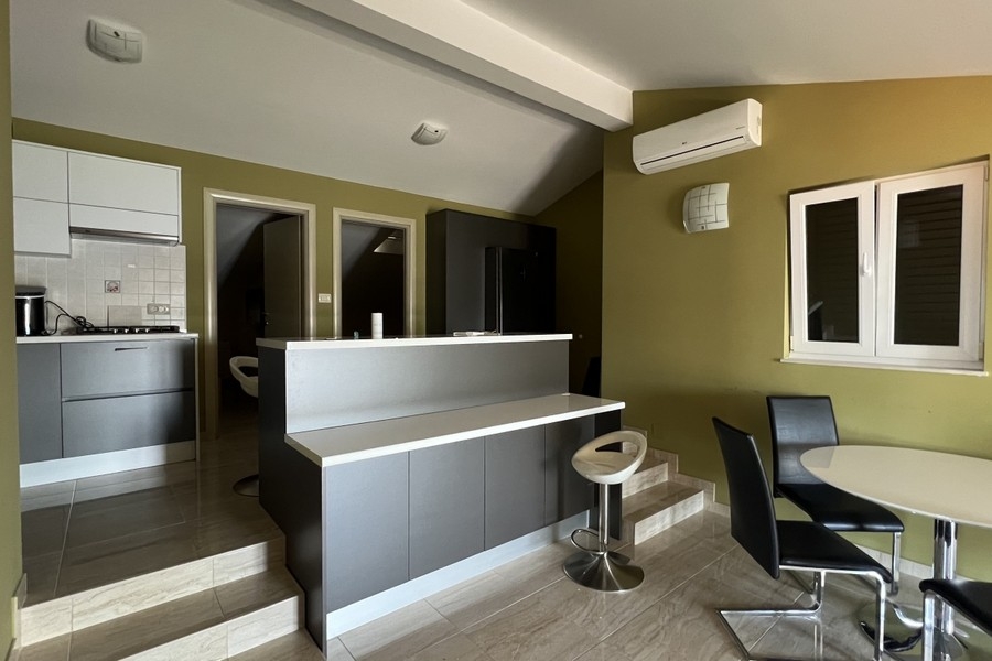 Air-conditioned kitchen.
