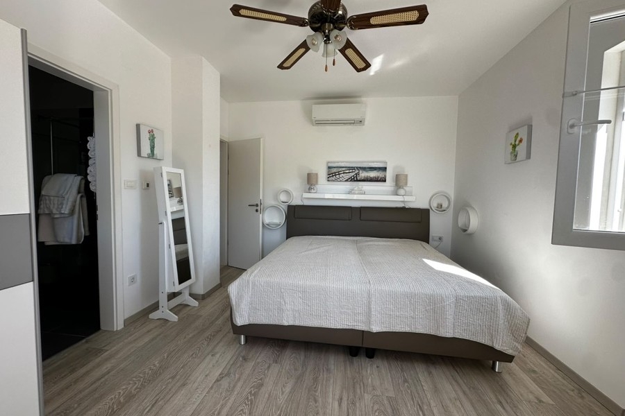 Master bedroom with double bed