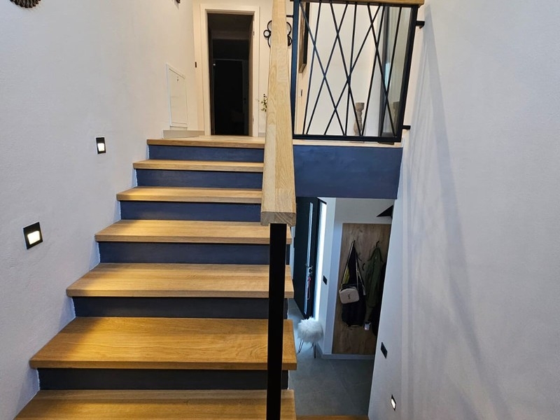 Internal stairs to the upper floor