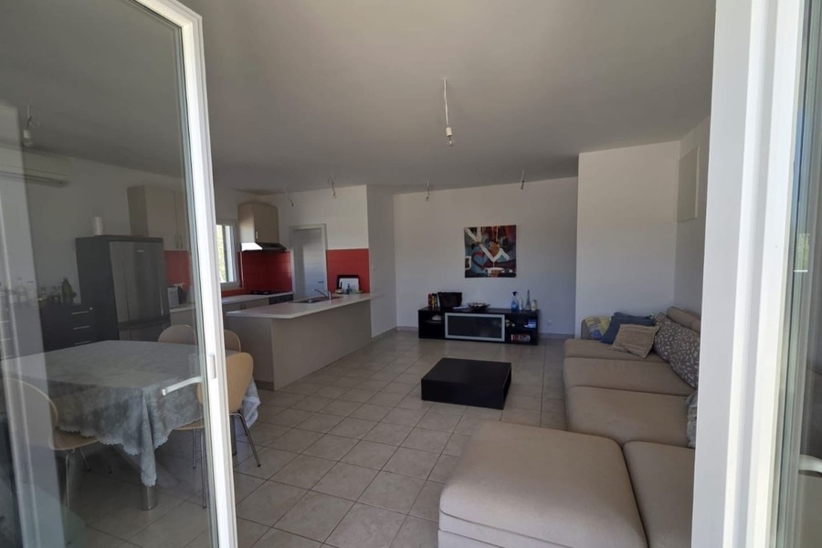 Living room with kitchen on the ground floor
