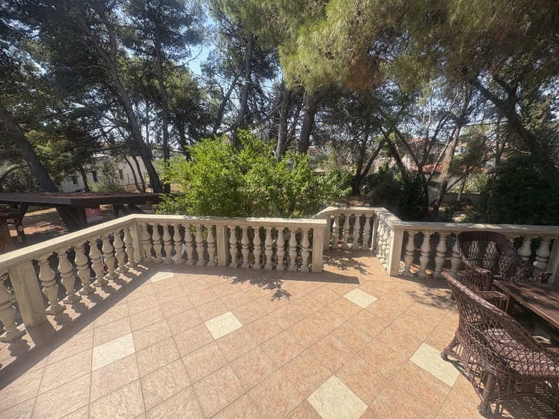 Large terrace with a view of the garden