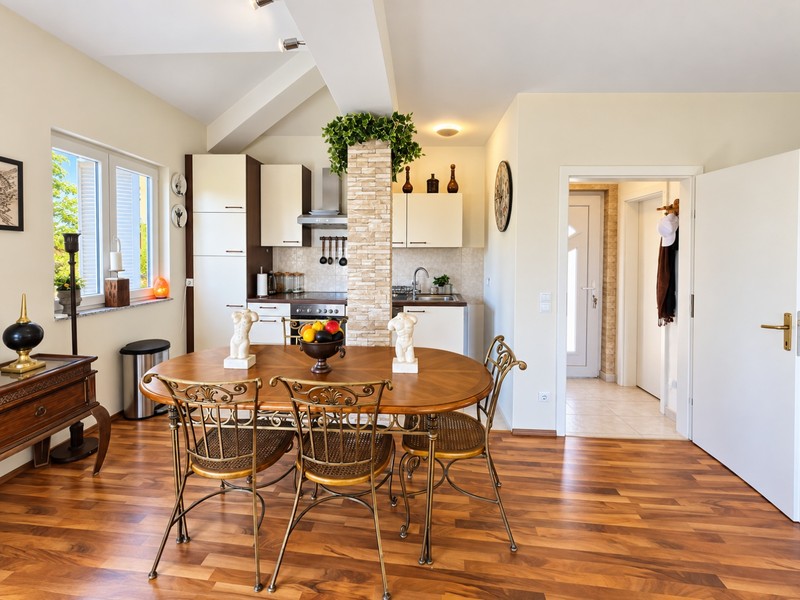 Kitchen with dining area