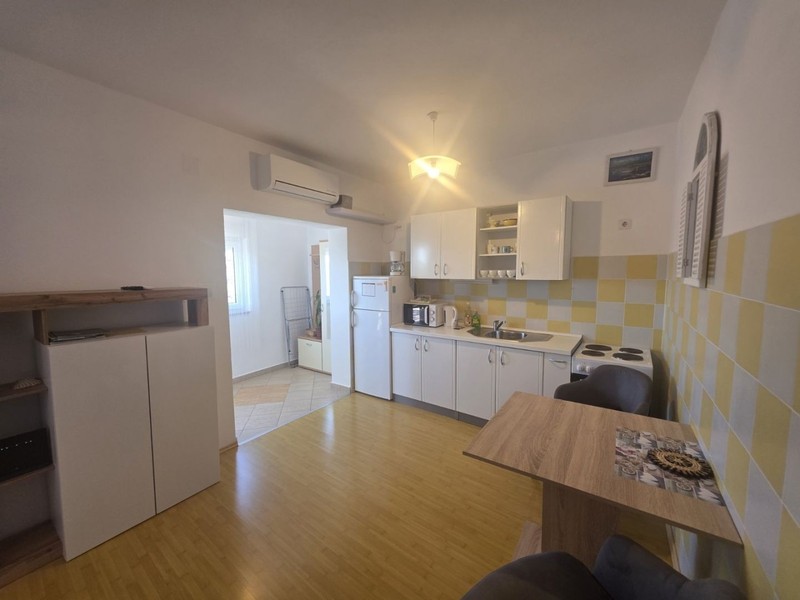 Living area with kitchen