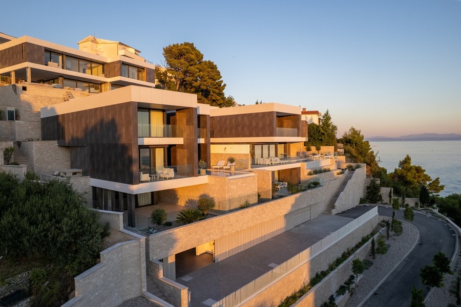 Luxury villa with sea view in Baska Voda