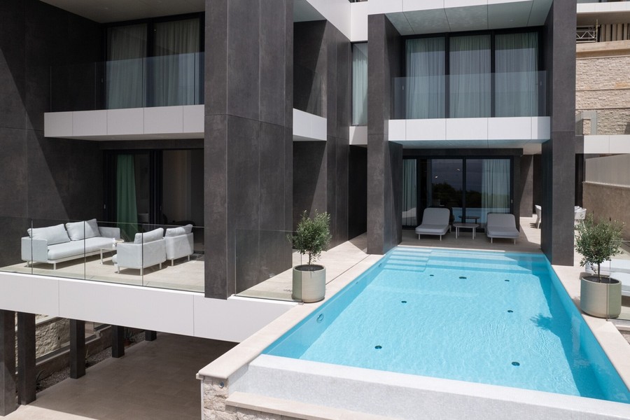 Pool on the villa terrace