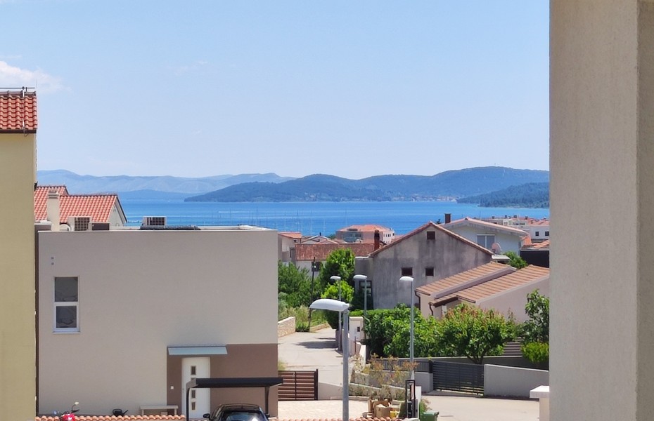View of the sea and the islands off Vodice