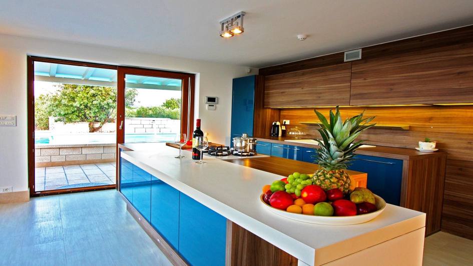 Kitchen of villa H622, which is for sale on Brac.