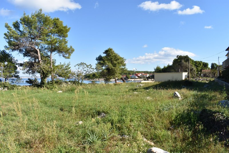 View of the building land and the sea - buy land in Croatia.