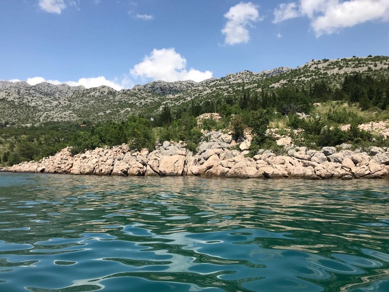 Plot in the first row to the sea for sale in Croatia - Panorama Scouting.