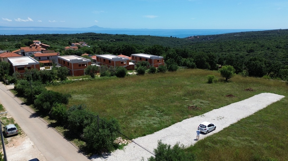 Plot in Croatia, Istria, with views of the sea and surrounding nature