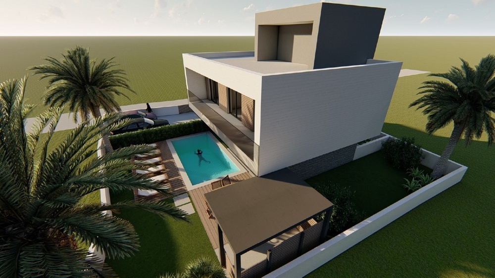 3D visualization of the property G478 in Razanac near Zadar.